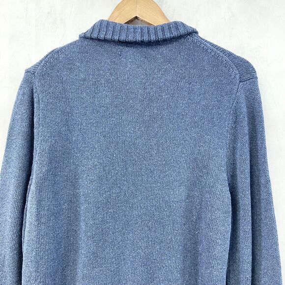 Croft Barrow 1/4 Zip Sweater Mens Medium Classic Dad Minimalist Neutral Retro - Picture 4 of 9